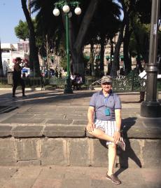 Passeando em Puebla. 