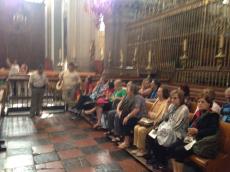 Visitando a Catedral de Puebla. 