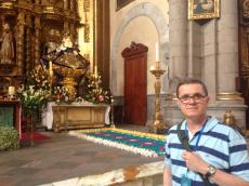 Visitando a Capela de Nossa Senhora do Rosário. 
