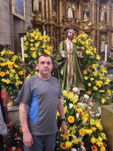 Visitando a Capela de Nossa Senhora do Rosário. 