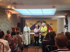 Missa na Capela da Transfiguração, na Igreja da Nossa Senhora dos Remédios. 