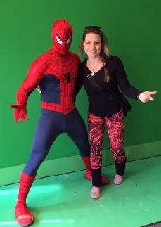 Com o Homem Aranha...