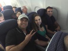 E começa a viagem até Orlando.