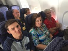 E começa a viagem até Orlando.