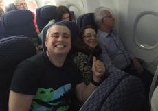 E começa a viagem até Orlando.