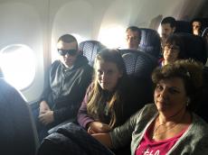 E começa a viagem até Orlando.