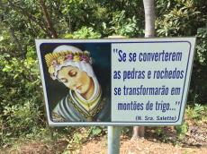 Visita ao Santuário de Nossa Senhora da Salete. 