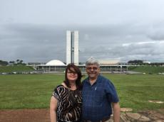 Em frente ao Congresso Nacional