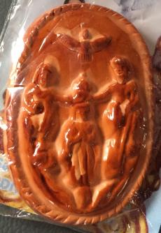 Cópia do medalhão que originou a devoção ao Divino Pai eterno