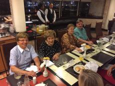 Jantar do grupo no Hotel em Brasília