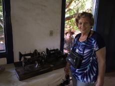 No Museu, em Caldas Novas. 