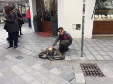 Passeando em Bratislava. 