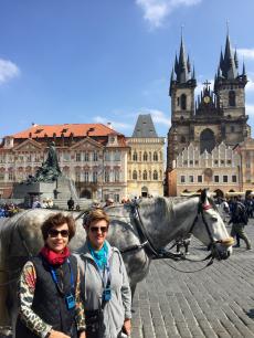 Passeando por Praga.