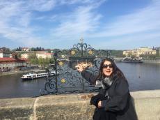 Passeando por Praga.