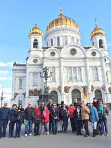 Chegamos em Moscou!