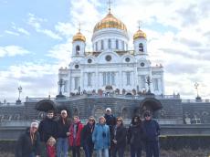 Passeando em Moscou. 
