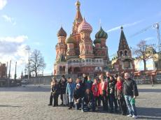 Passeando em Moscou. 