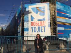 Passeando em Moscou. 