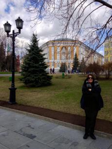 Passeando por Moscou.