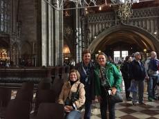 Na catedral de Viena. 