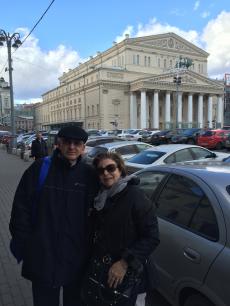 Passeando por Moscou.