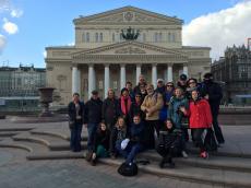 Passeando em Moscou. 