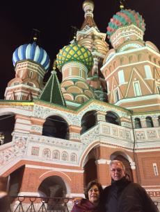 Passeando em Moscou. 