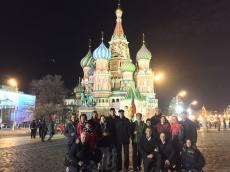 Passeando em Moscou. 