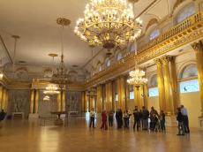 Passeio no Hermitage, em São Petersburgo. 