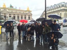 Passeando por Paris. 