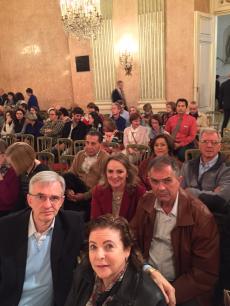 Aguardando o concerto de Mozart e Strauss. 