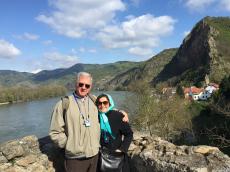 Na pequena cidade de Dürnstein.
