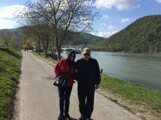 Passeando em Dürnstein. 