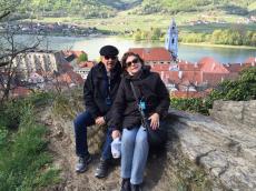 Passeando em Dürnstein. 
