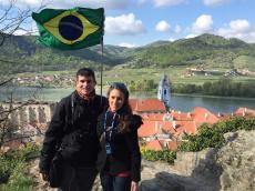 Passeando em Dürnstein. 