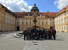 Visitando a Abadia de Melk. 