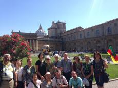 No Museu Vaticano.