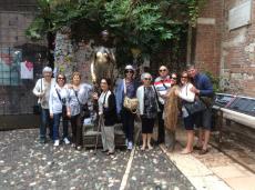Visitando a casa da Julieta, em Verona