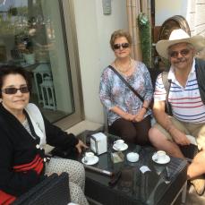 Parada para o cafezinho em Desenzano