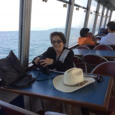 No barco, a caminho de Sirmione