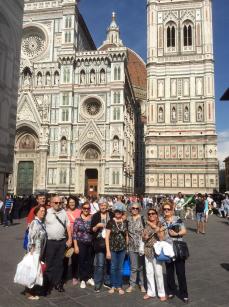 Grupo na Catedral de Firenze