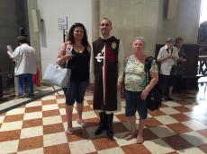 Os Arautos do Evangelho visitando a Basílica de Loreto