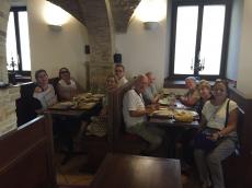 Nosso almoço em Lanciano