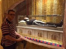 Visitando Santo Frei Pio.