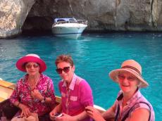 Passeio de barco, em Capri.