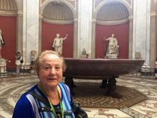 No Museu Vaticano.