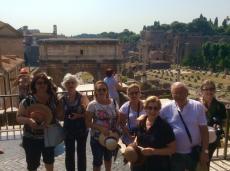 Em Roma.