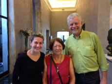 Encontramos o prefeito de Porto Alegre em nosso hotel.