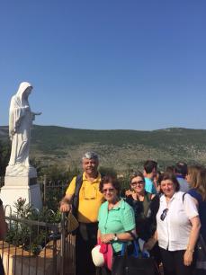 Local da Aparição de Nossa Senhora de Medjugorje.