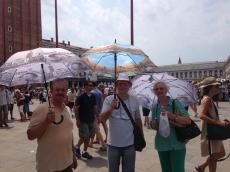 Muuuuuuito sol em Veneza.